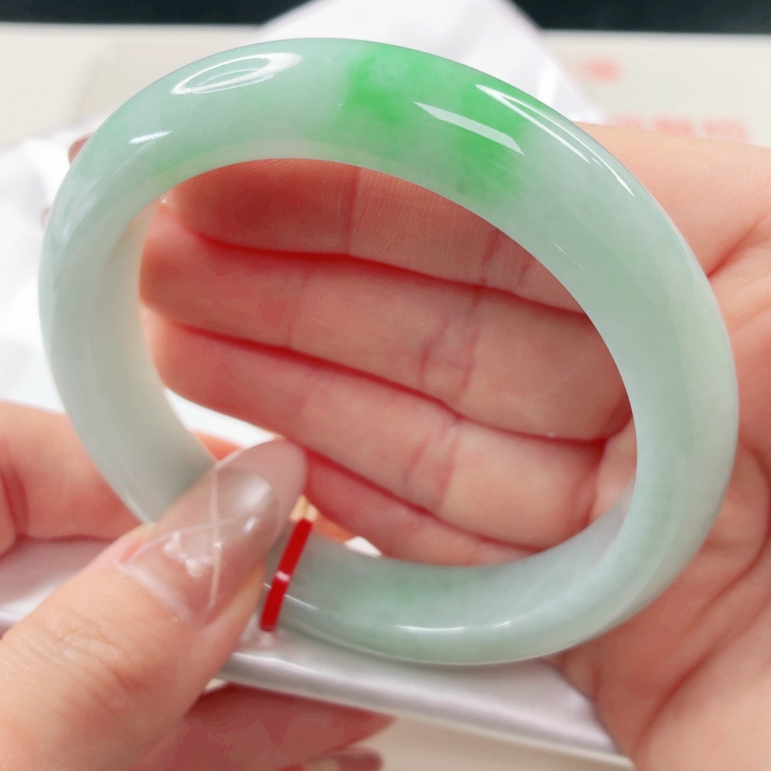 翡翠未镶嵌手镯58.8x331