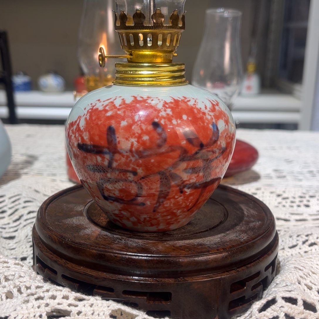 摆件景德镇陶瓷香薰灯