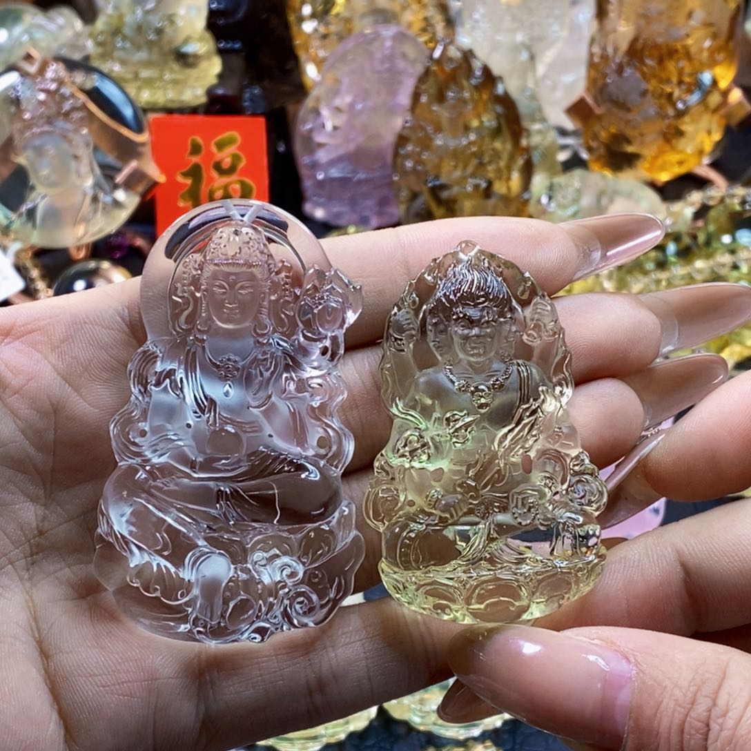 水晶颈饰未镶嵌.****ღ吊坠
