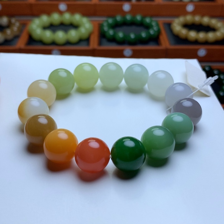 和田玉手串未镶嵌