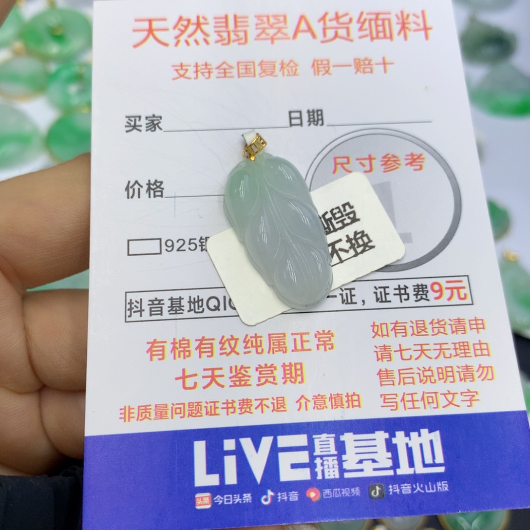 翡翠颈饰未镶嵌翡翠