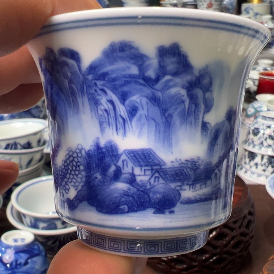 摆件景德镇青花陶瓷