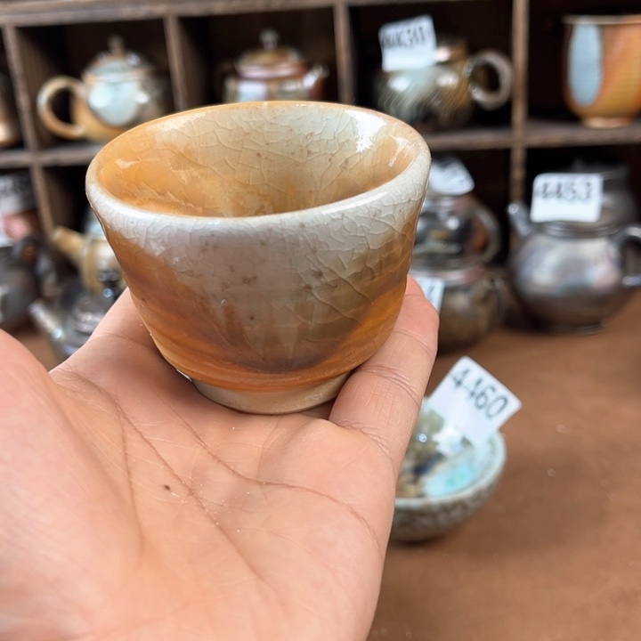 杯柴烧茶器主人杯