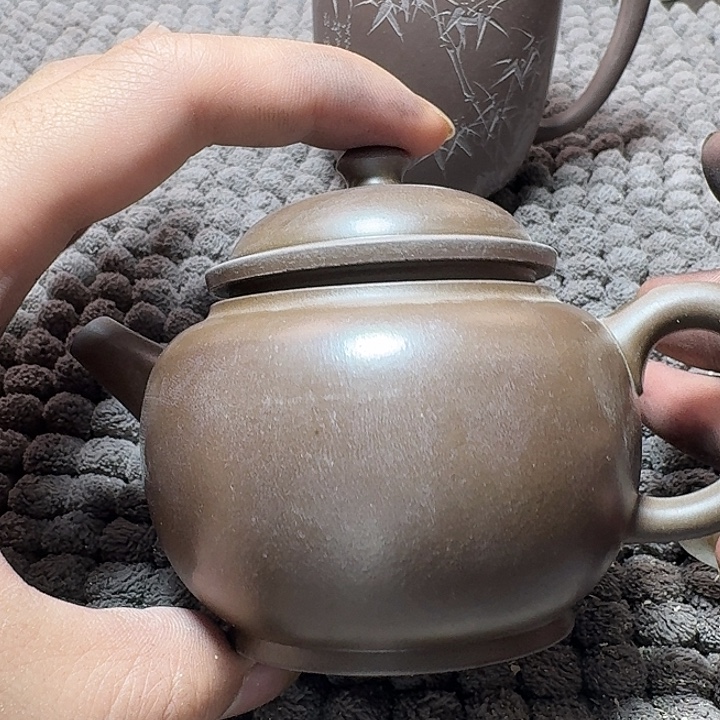 紫砂茶壶天青定制