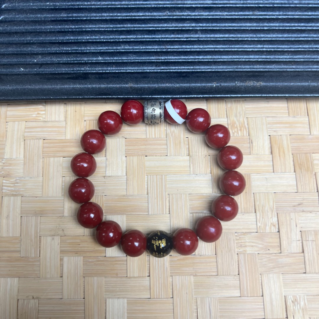 含辰砂工艺品zs辉鸿单圈甄选串