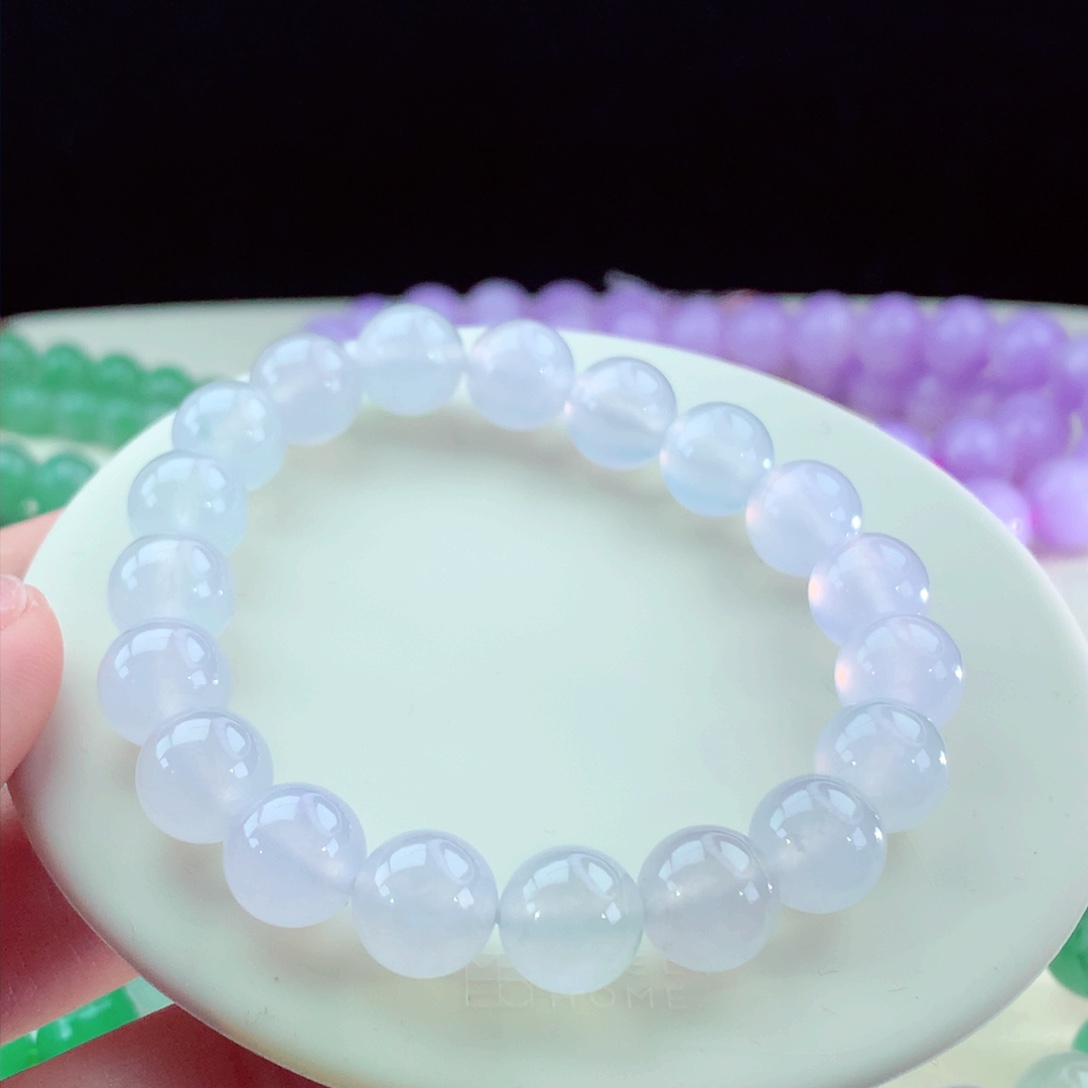 翡翠手链未镶嵌天然缅甸缅甸A货