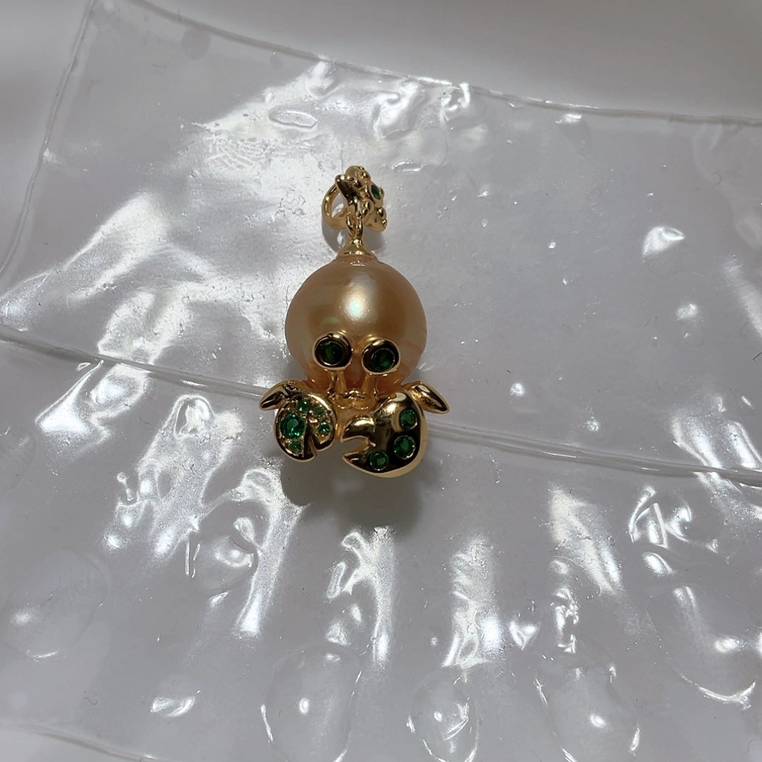 海水珍珠颈饰银S925镶嵌