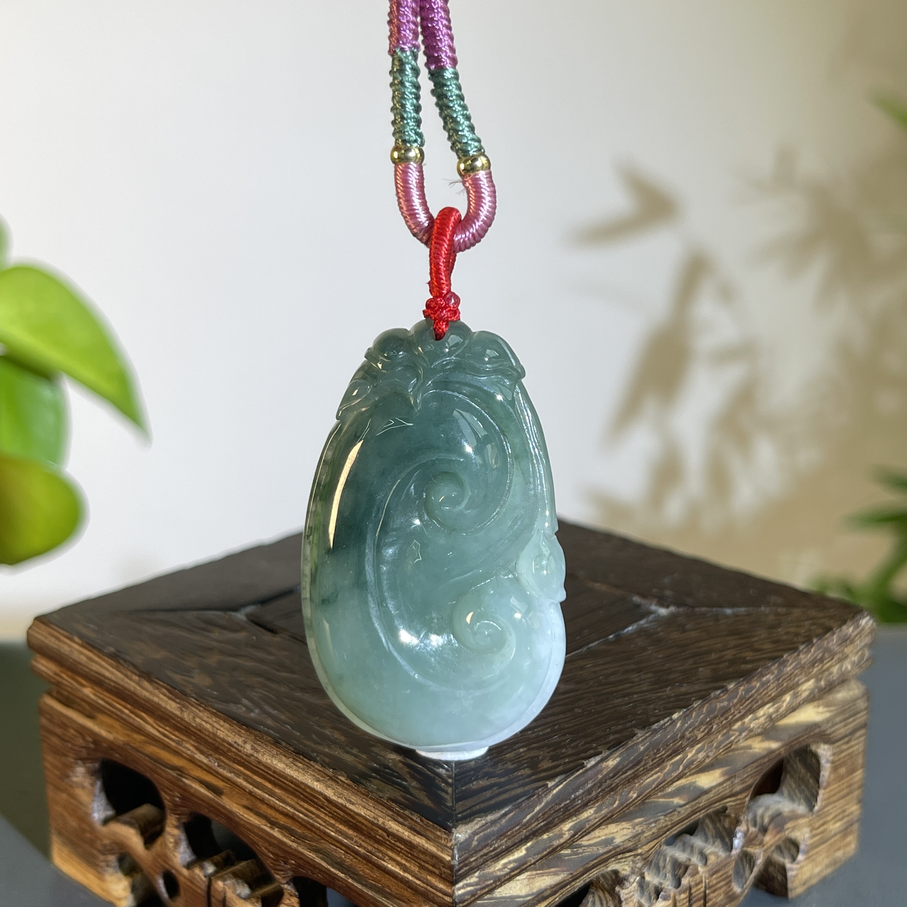 JTA23-014 天然缅甸A货翡翠 如意