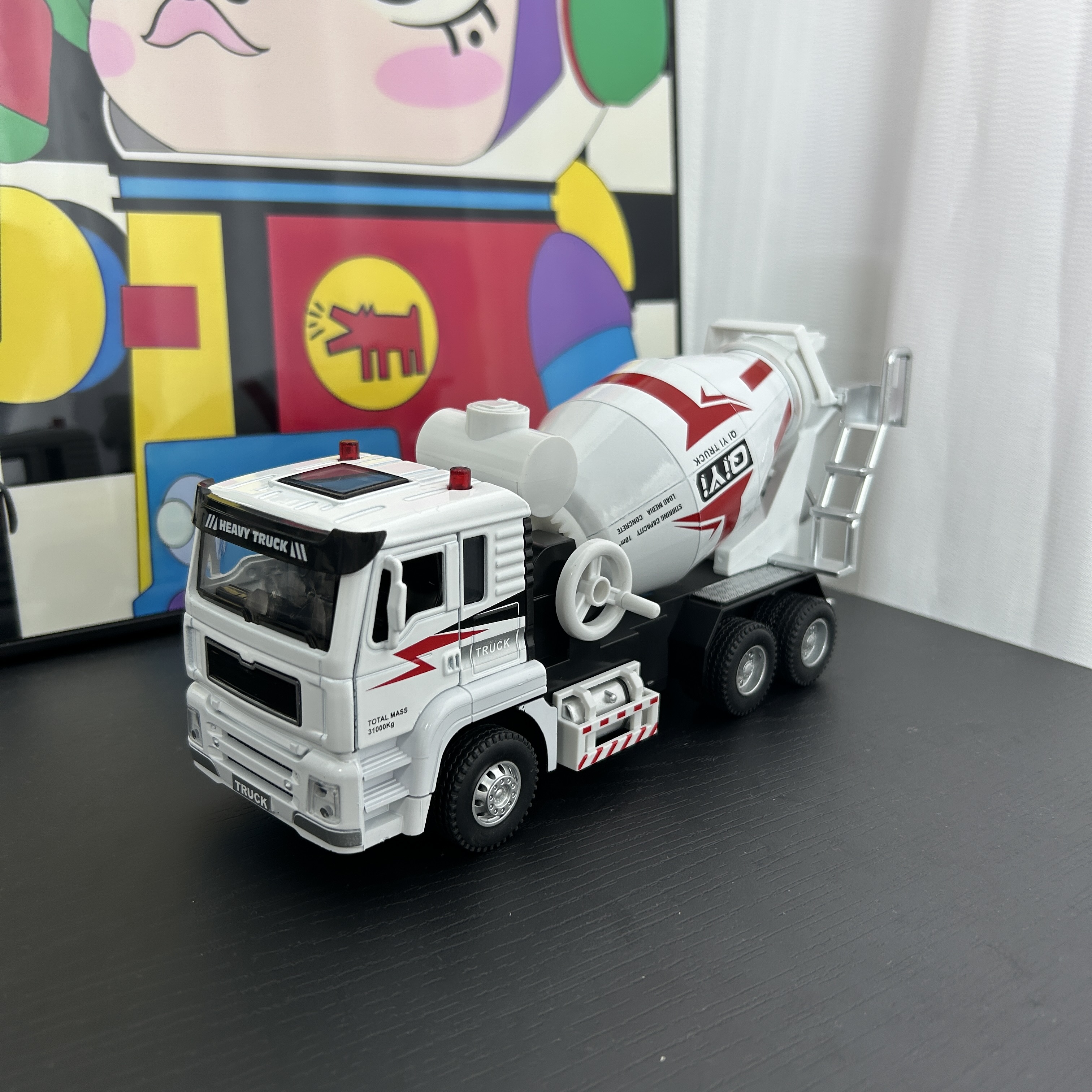 大号合金声光全自动搅拌车