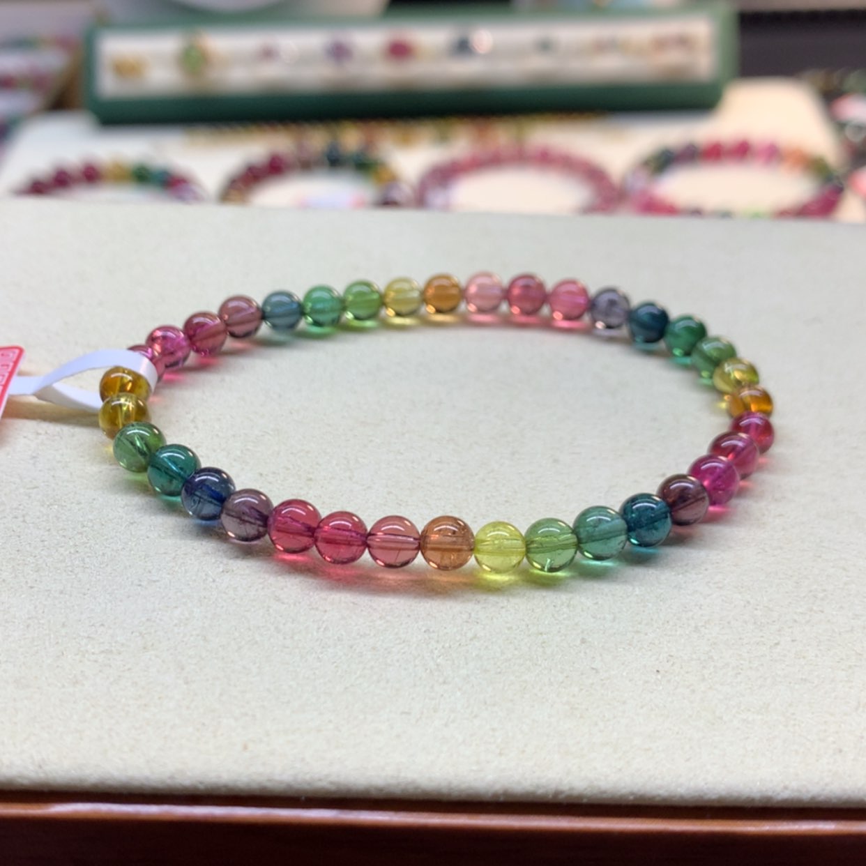 【闪购商品】碧玺手串未镶嵌碧玺色标5mm