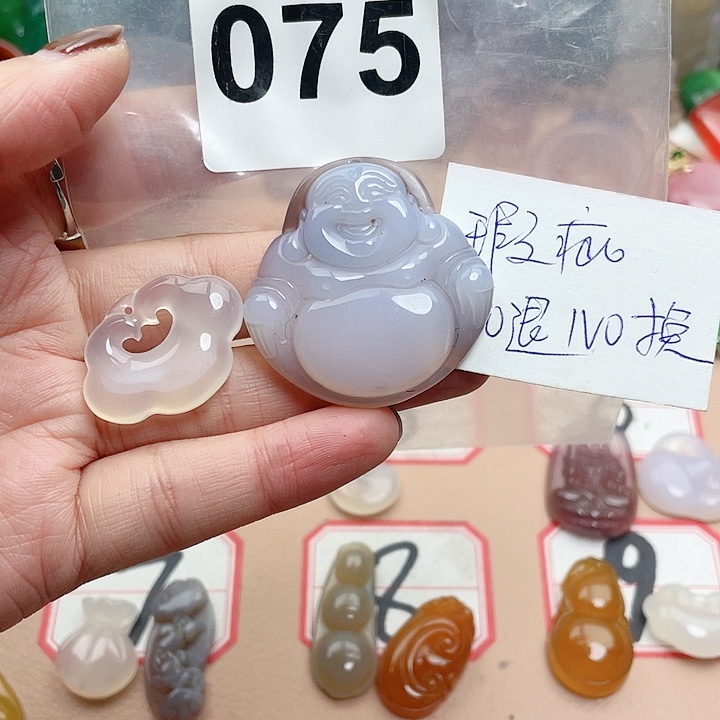 合金颈饰玛瑙/玉髓S*S