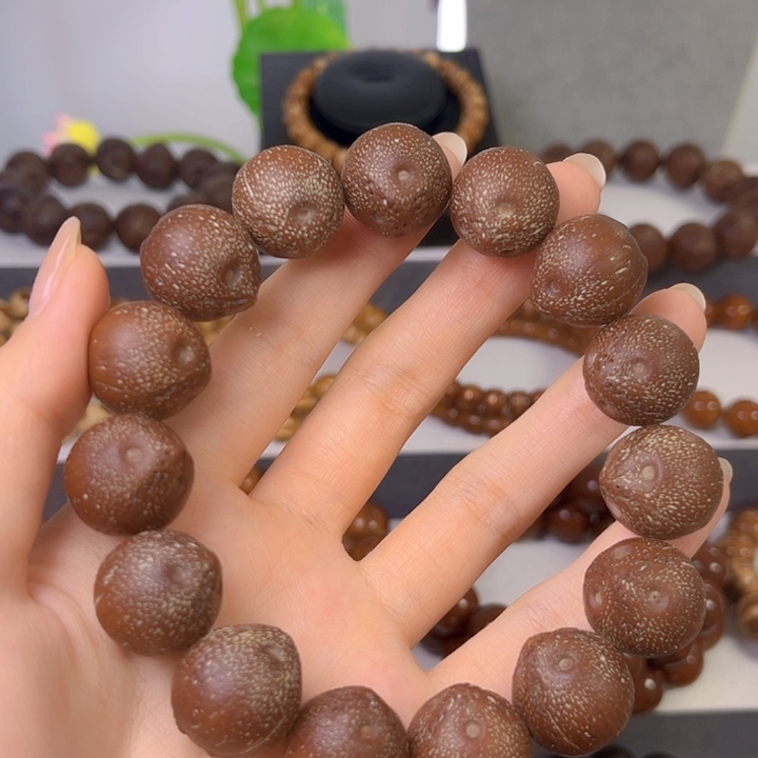 手串紫金鼠原皮正圆巴西籽