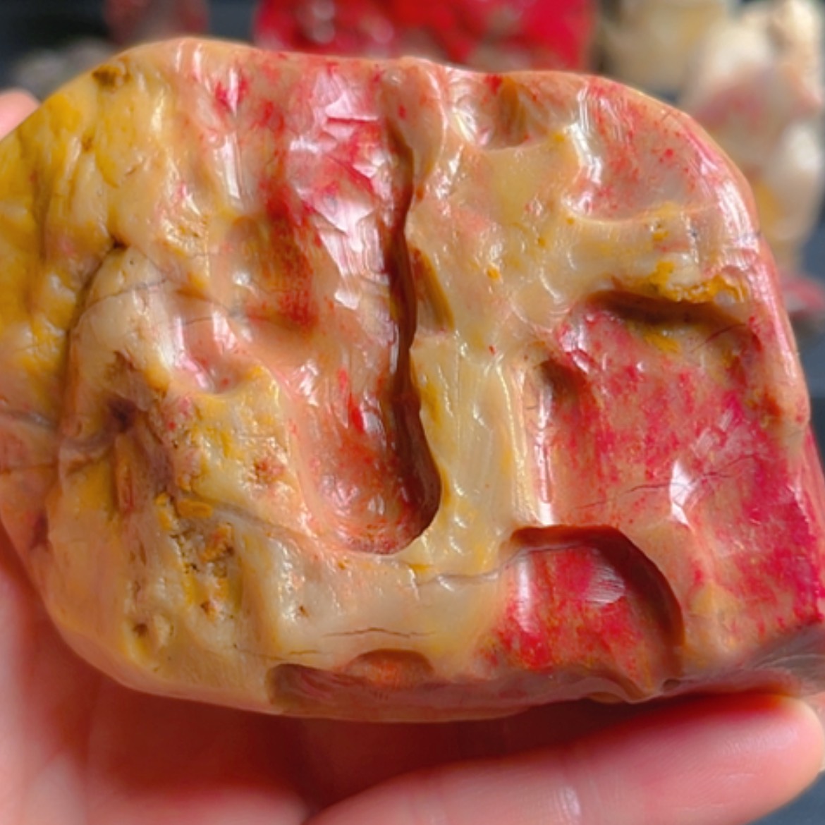 【闪购商品】昌化鸡血石巴**昌化鸡血石原石