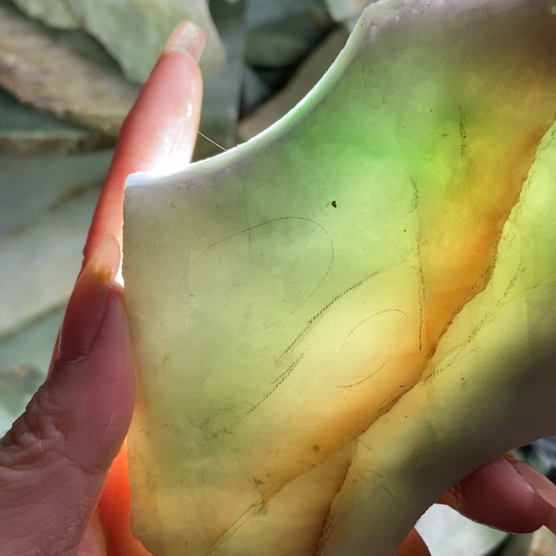 翡翠未镶嵌挂件天然翡翠