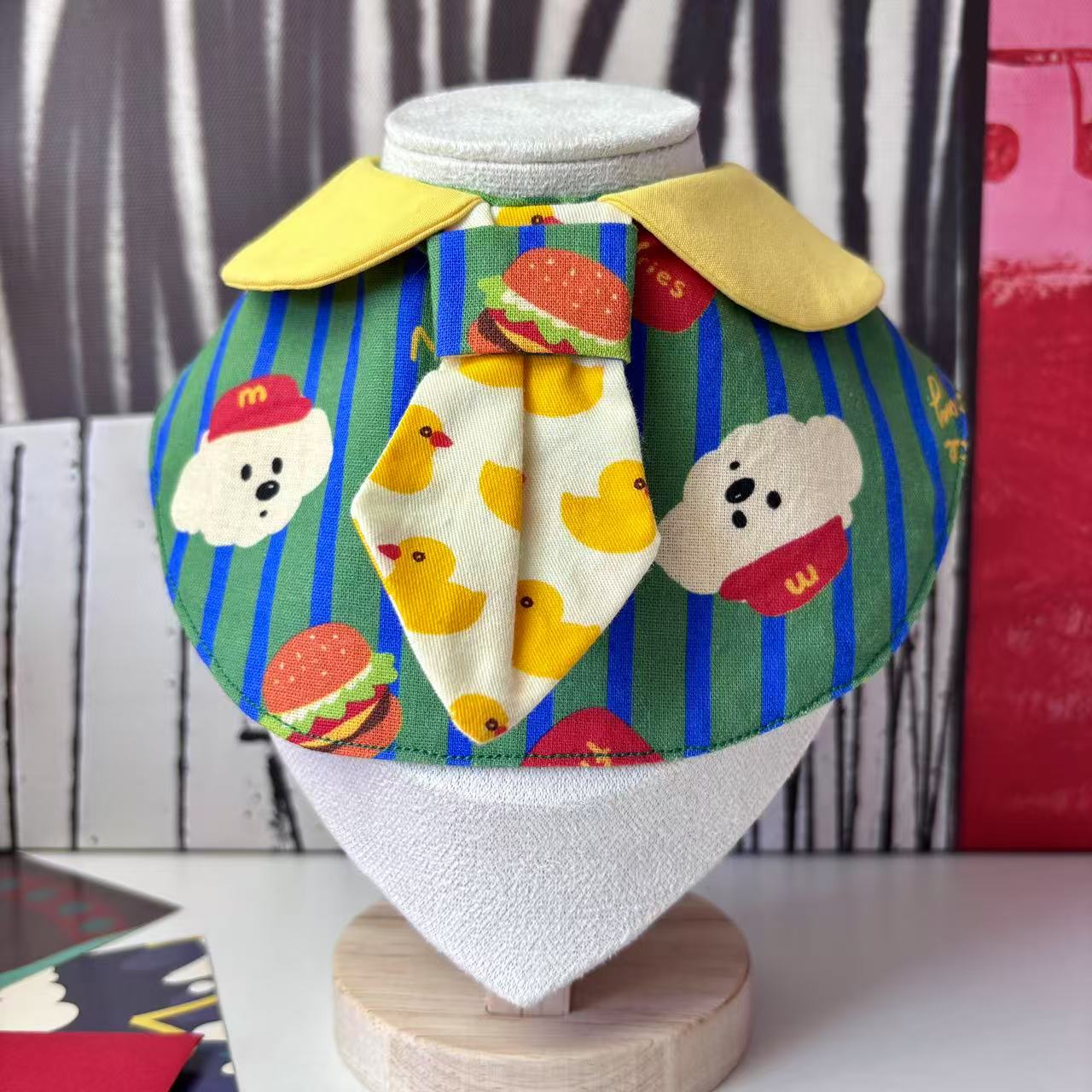 三朵云 | 可爱时尚宠物口水巾猫咪狗狗围脖装饰乖巧围兜 no退no换