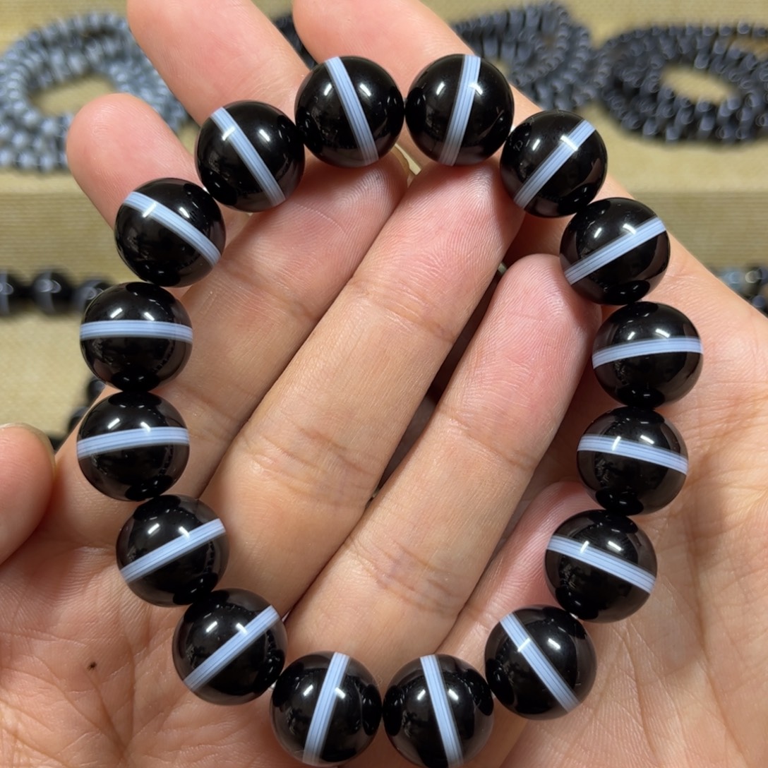 玛瑙/玉髓未镶嵌手链