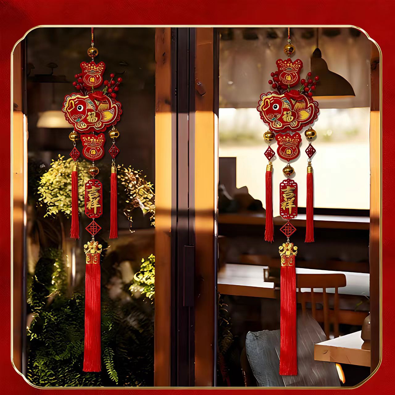 新年春节大鱼福喜庆装饰