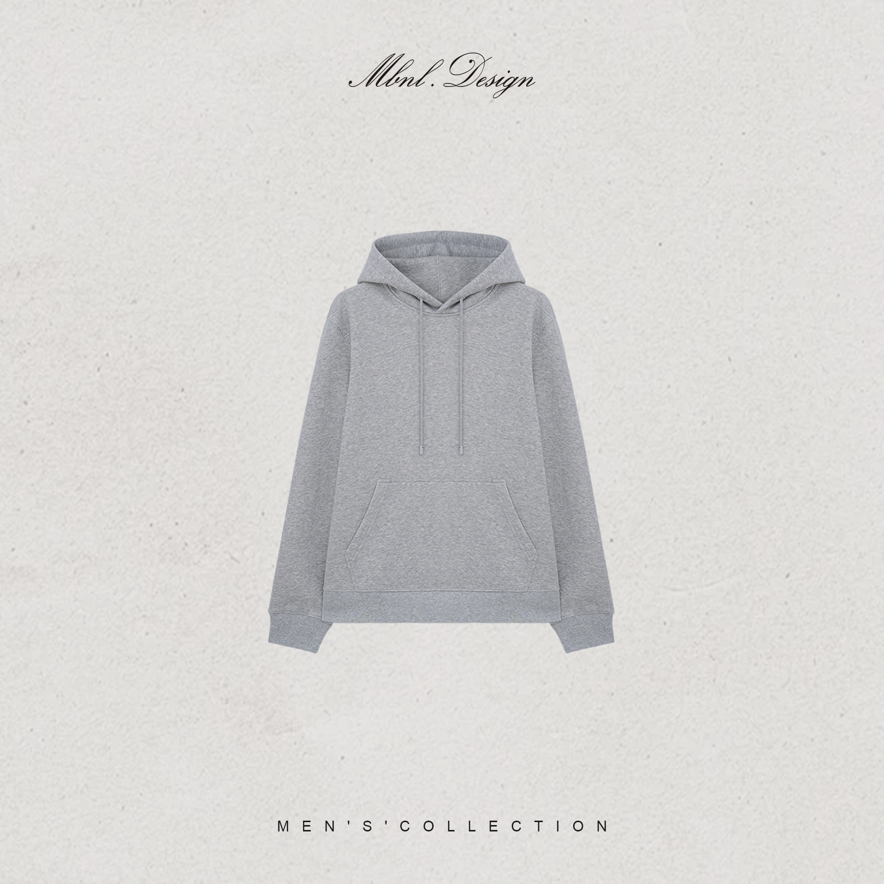 MBNL-F「Cleanfit 挺括」秦磊男装棉混纺osize落肩卫衣LL-WSY1202