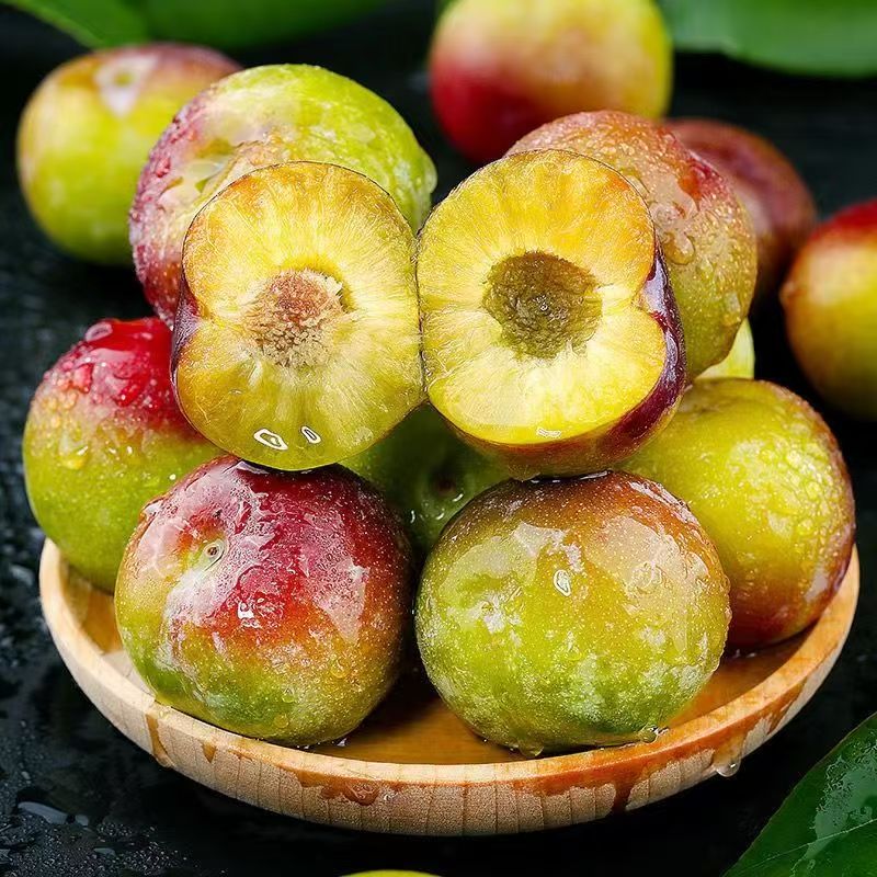 四川脱骨李半边红茵红李新鲜应季脆甜多汁现摘现发水果