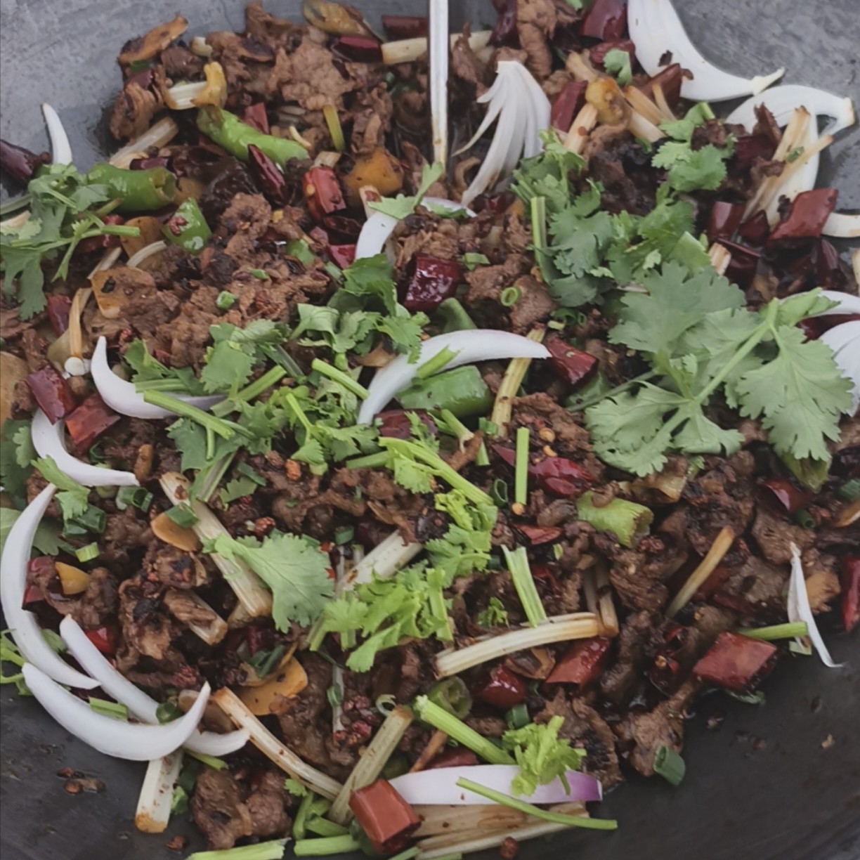 干锅牛肉1000克带薄荷包邮到家