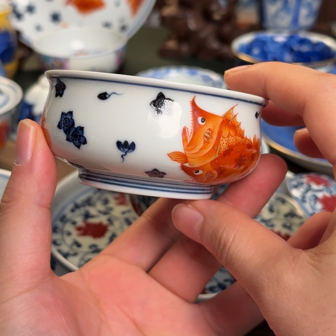 九***下纯手工手绘陶瓷茶具