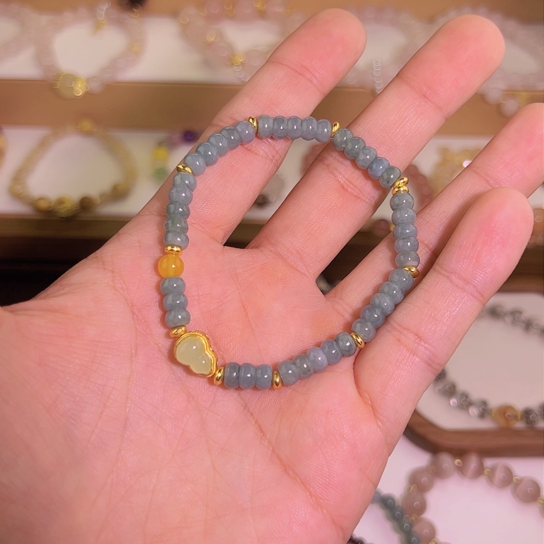 翡翠手串未镶嵌手串