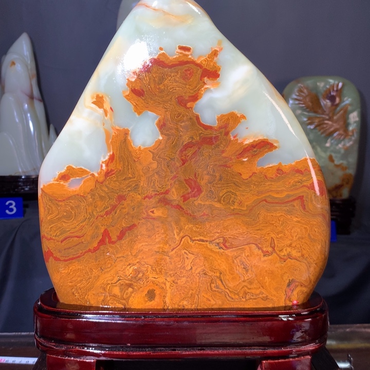 石材天然原石摆件
