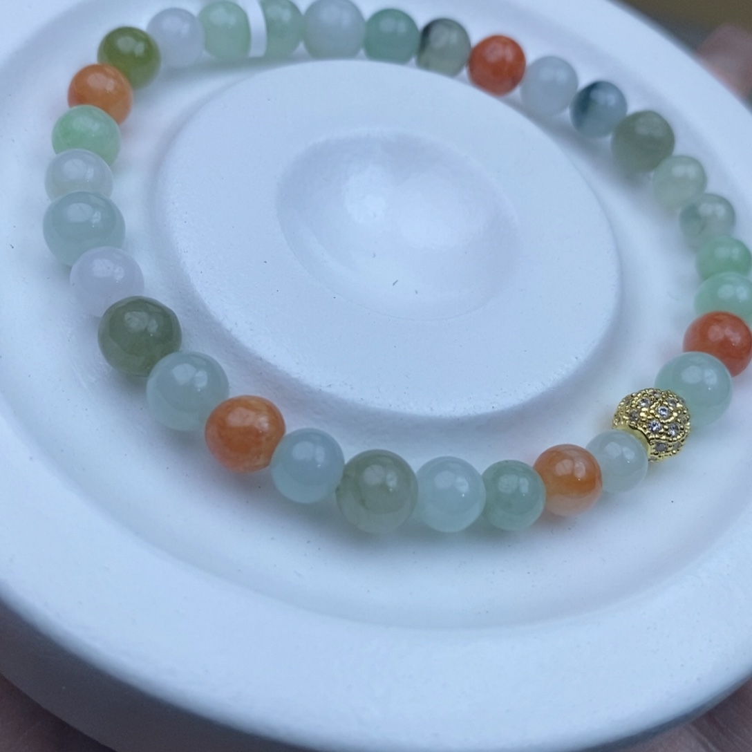 翡翠未镶嵌手链翡翠