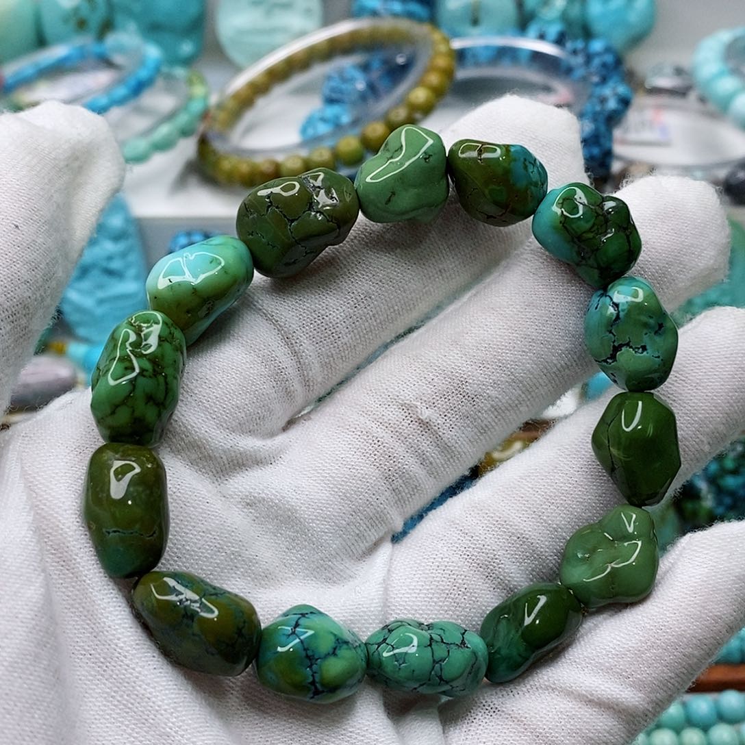 绿松石珠宝奇石未镶嵌