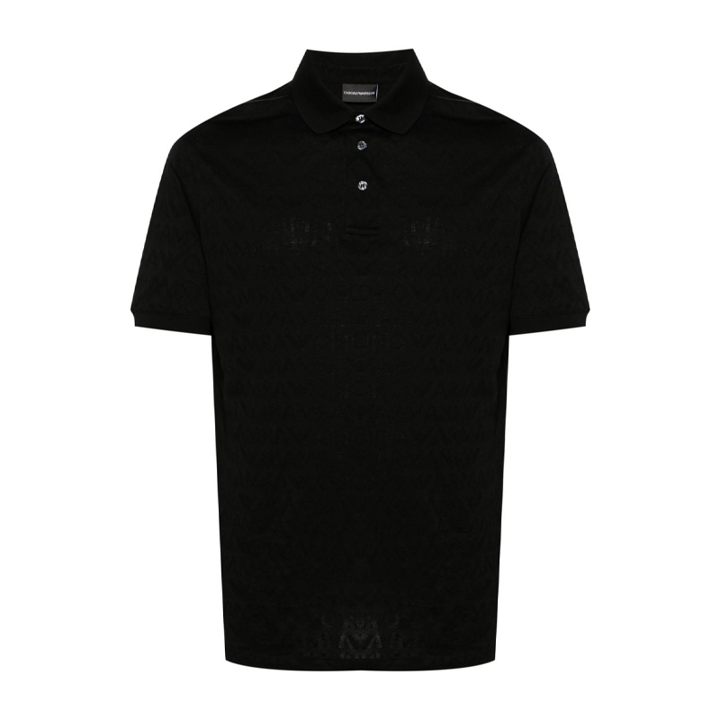 未使用 EMPORIO ARMANI/安普里奥·阿玛尼 男士小鹰徽标压花polo衫