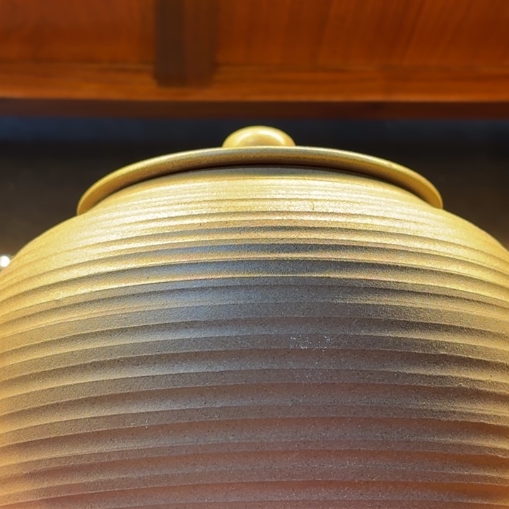 纯手工制作直播间福利柴烧茶叶罐1斤装