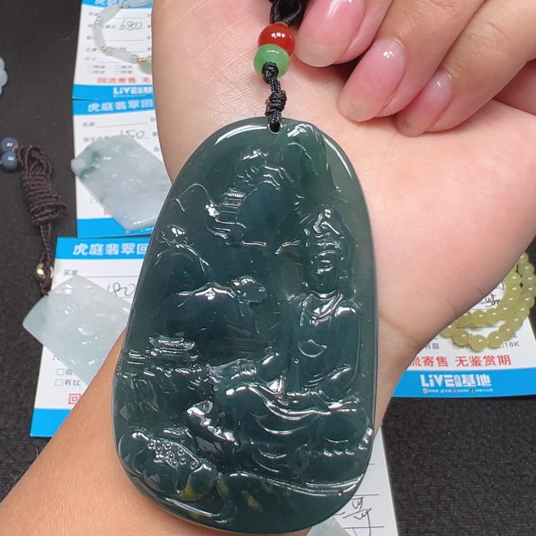 翡翠未镶嵌颈饰天然翡翠