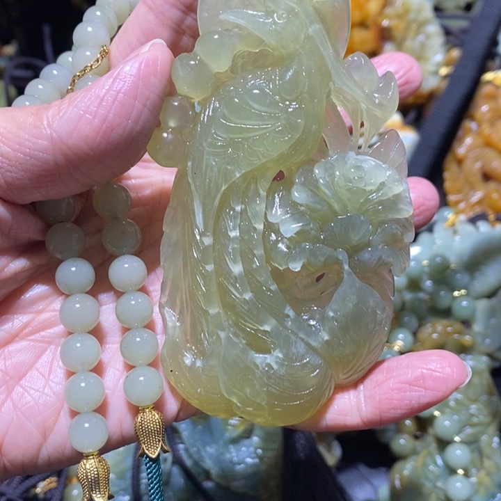 岫玉岫玉吊坠未镶嵌