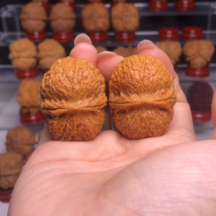 文玩核桃吊坠晴*?80花生元宝