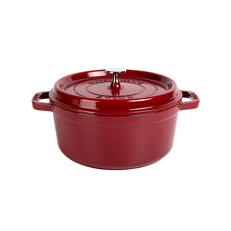 【晓静专属】staub/珐宝 珐琅铸铁珐琅圆形炖锅24cm   A