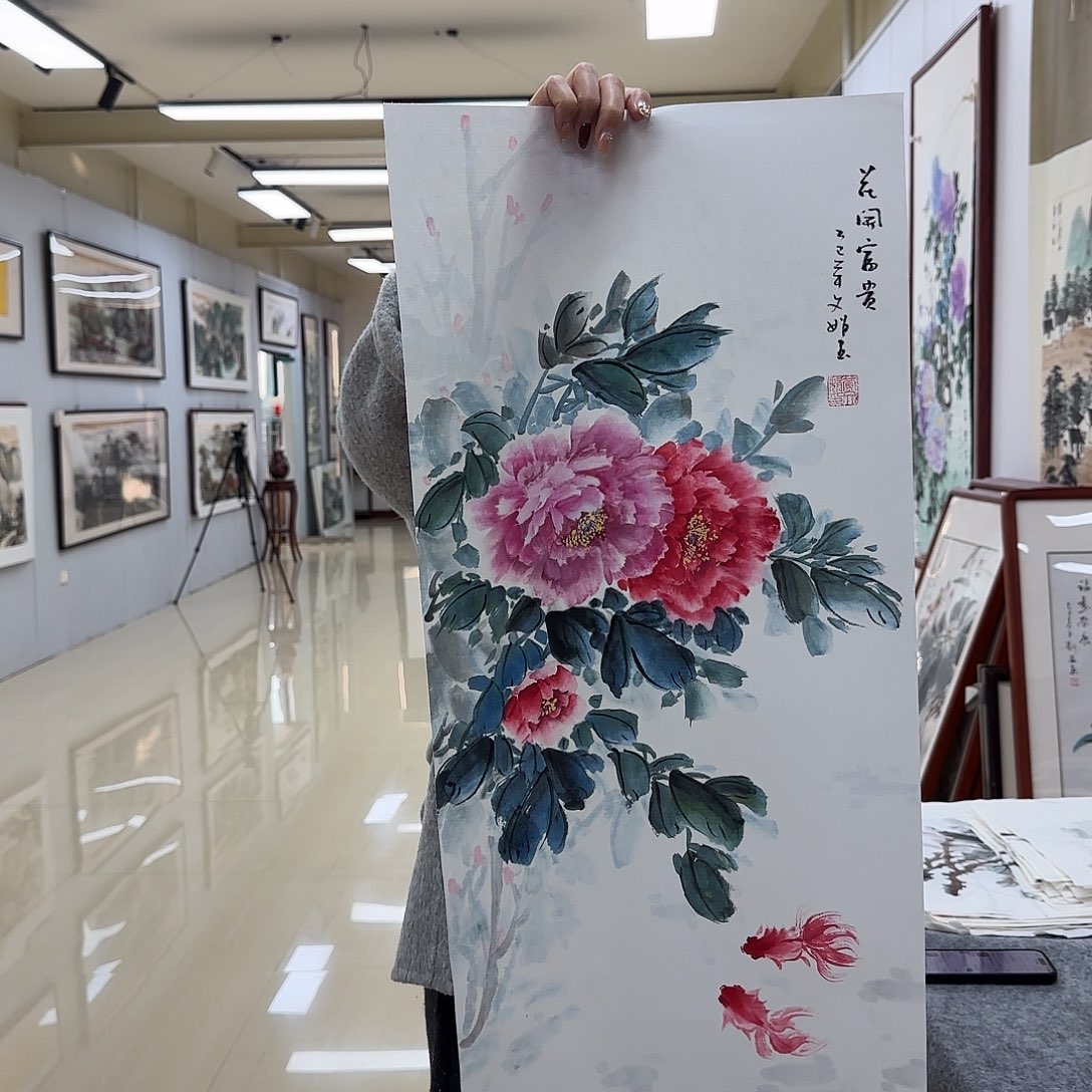 国画国画作品展。国画作品