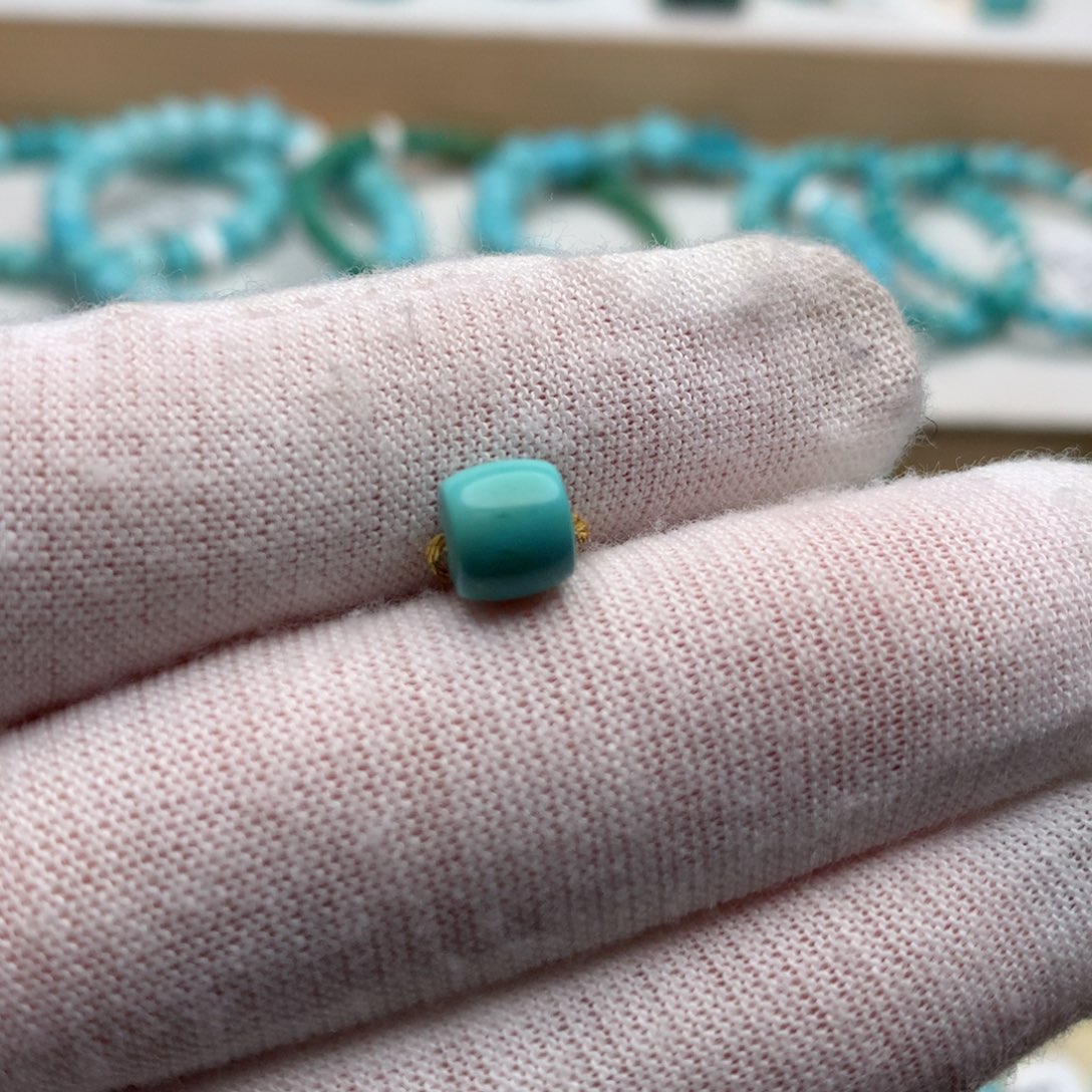 绿松石未镶嵌珠宝奇石6.6mm