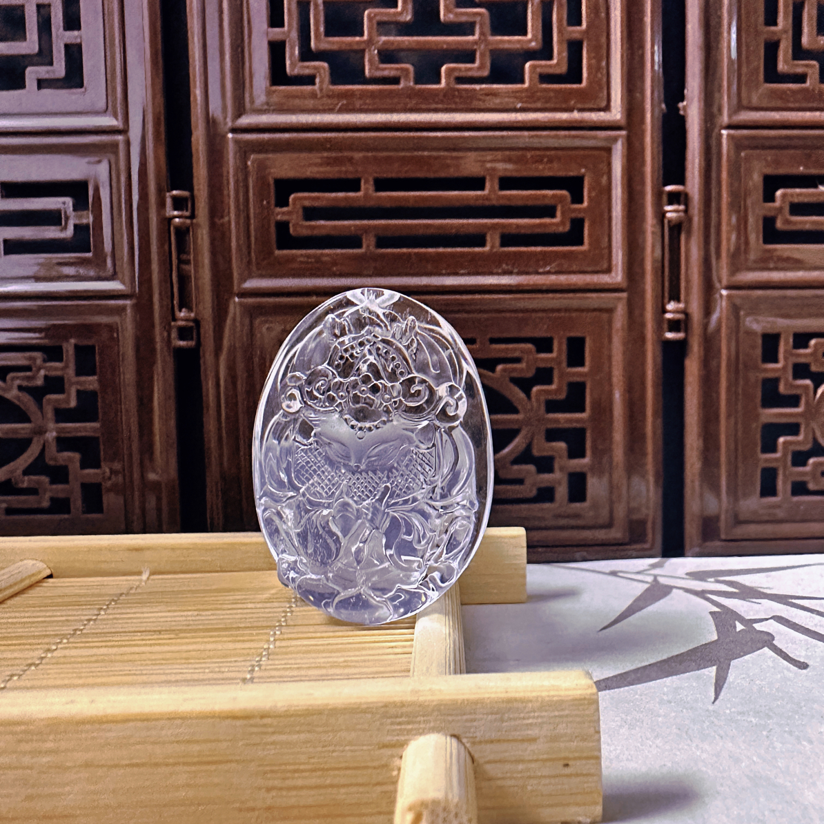 非金属陶瓷吊坠 【如意堂奶奶设计】（不染）九尾古月吊坠