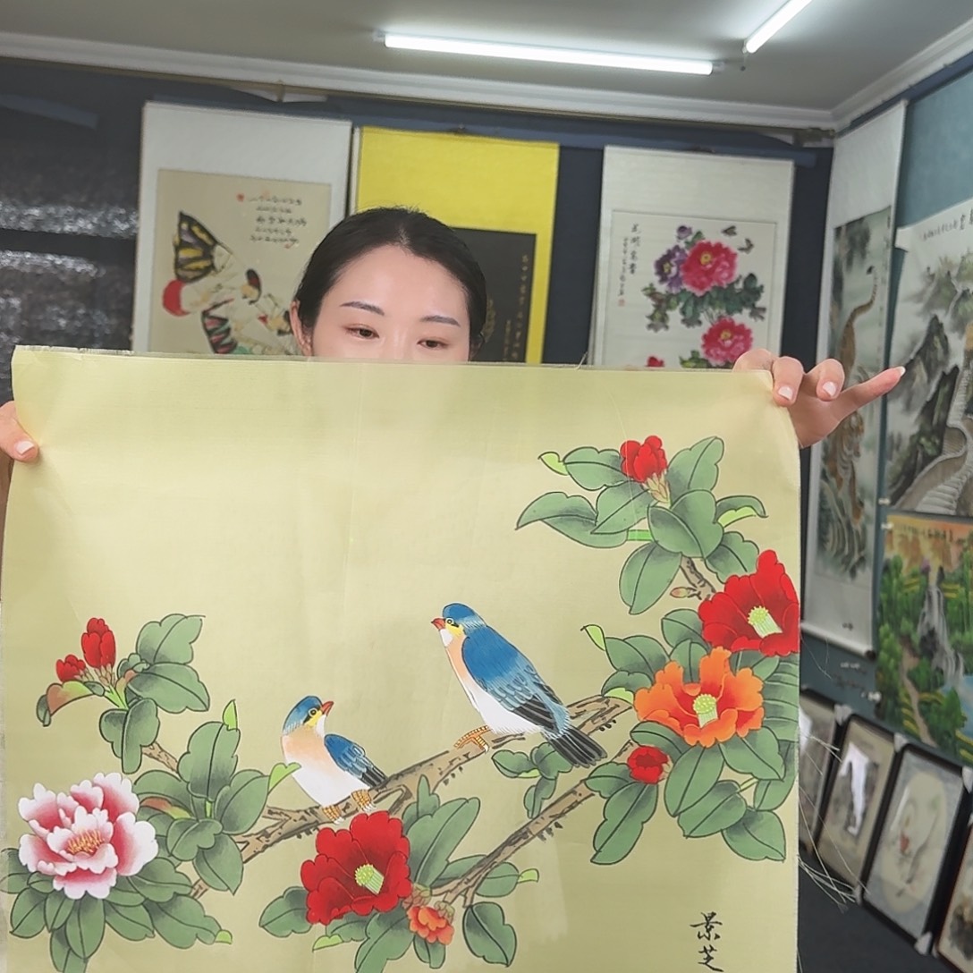 纯手绘国画作品作品