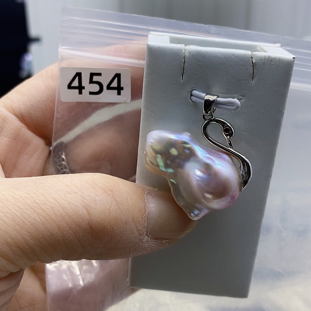 颈饰合金淡水珍珠