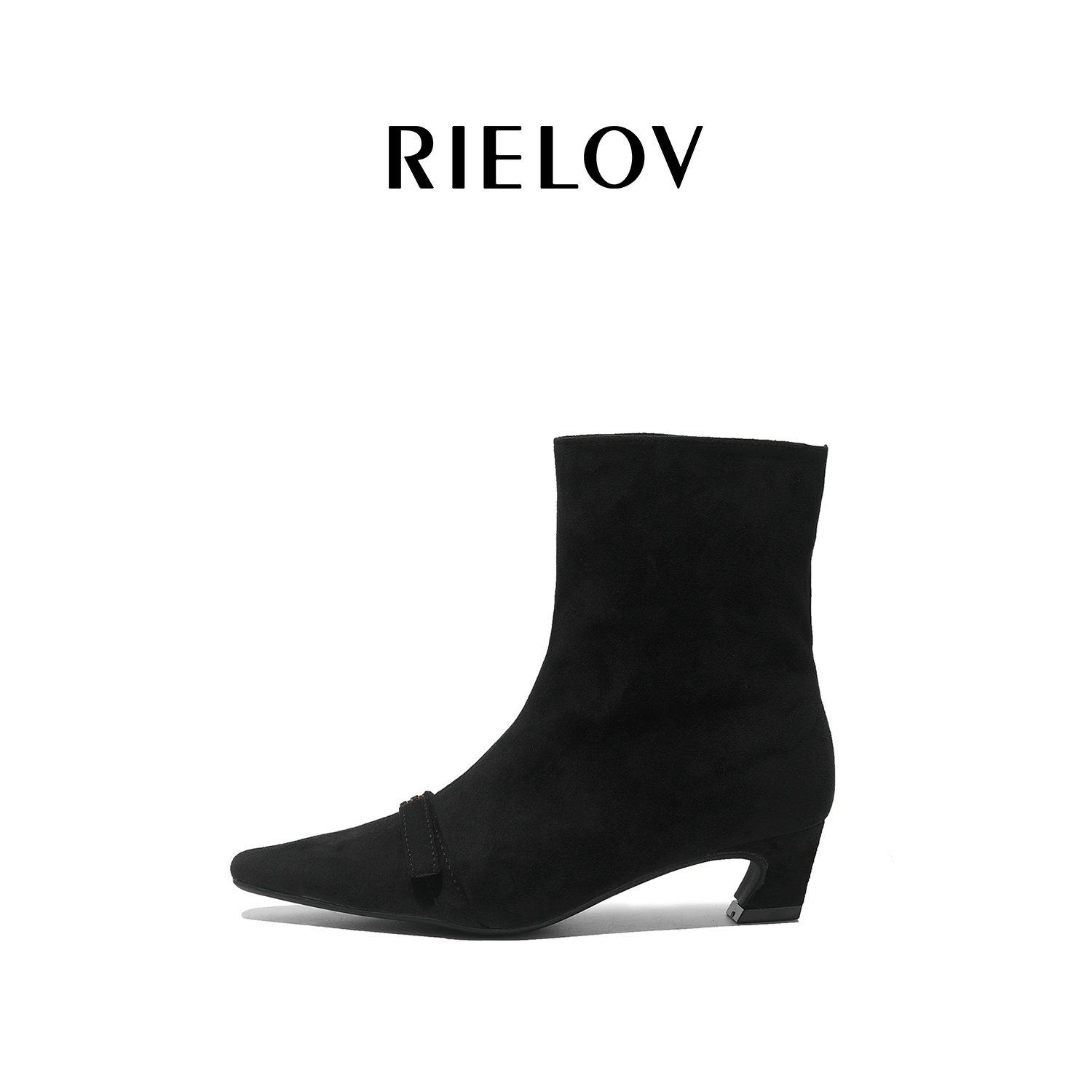 苏清●睿墨【RIELOV】 增高4.5cm时尚潮流百搭女士时装靴388-6