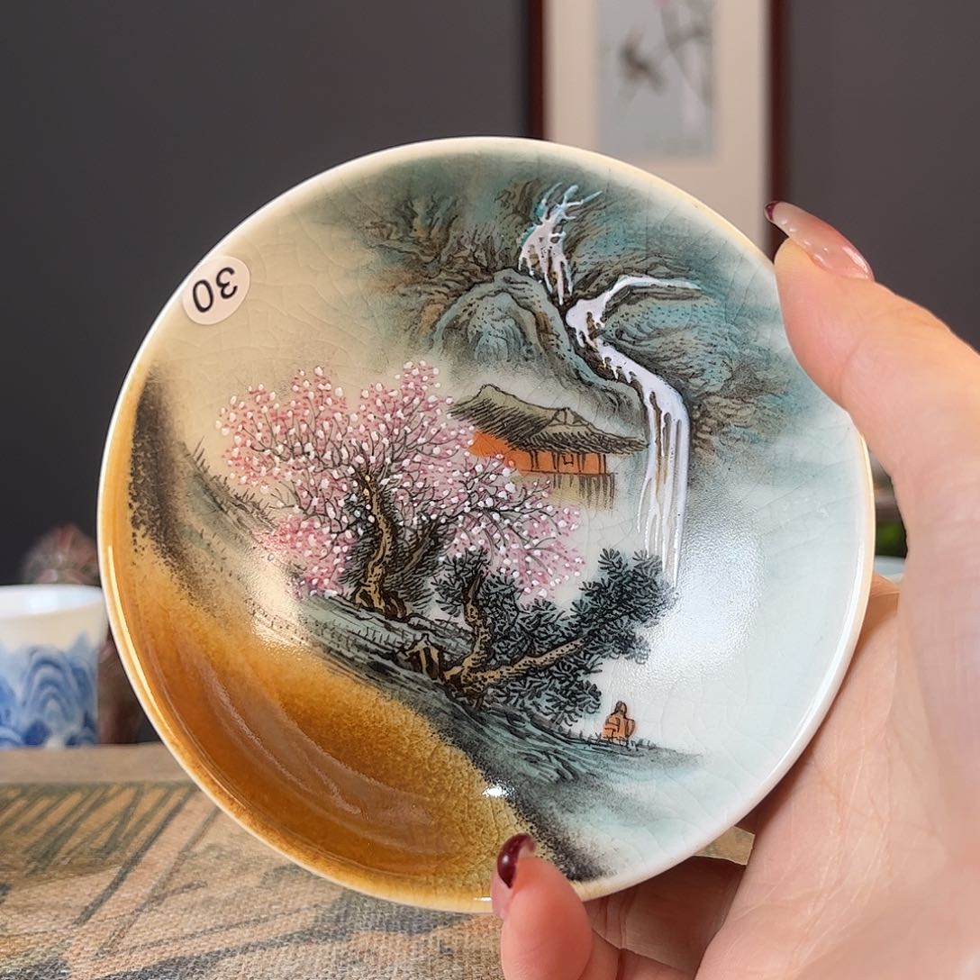 杯景德镇陶瓷茶杯多人