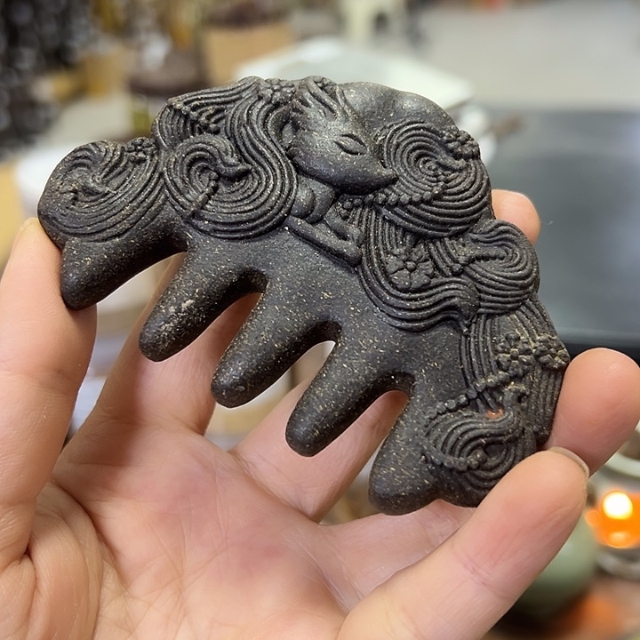 合香何首乌狐狸梳子