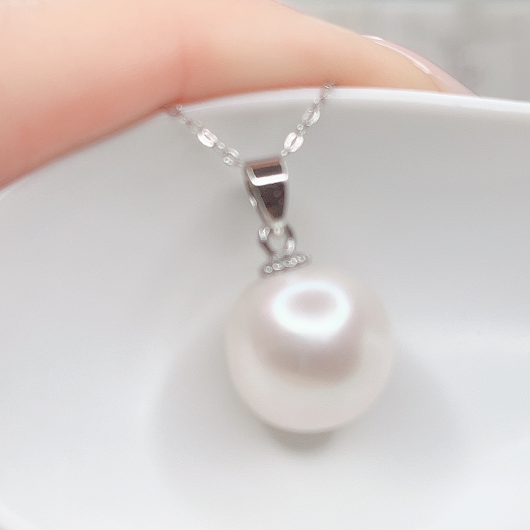 合金淡水珍珠吊坠(赠链)