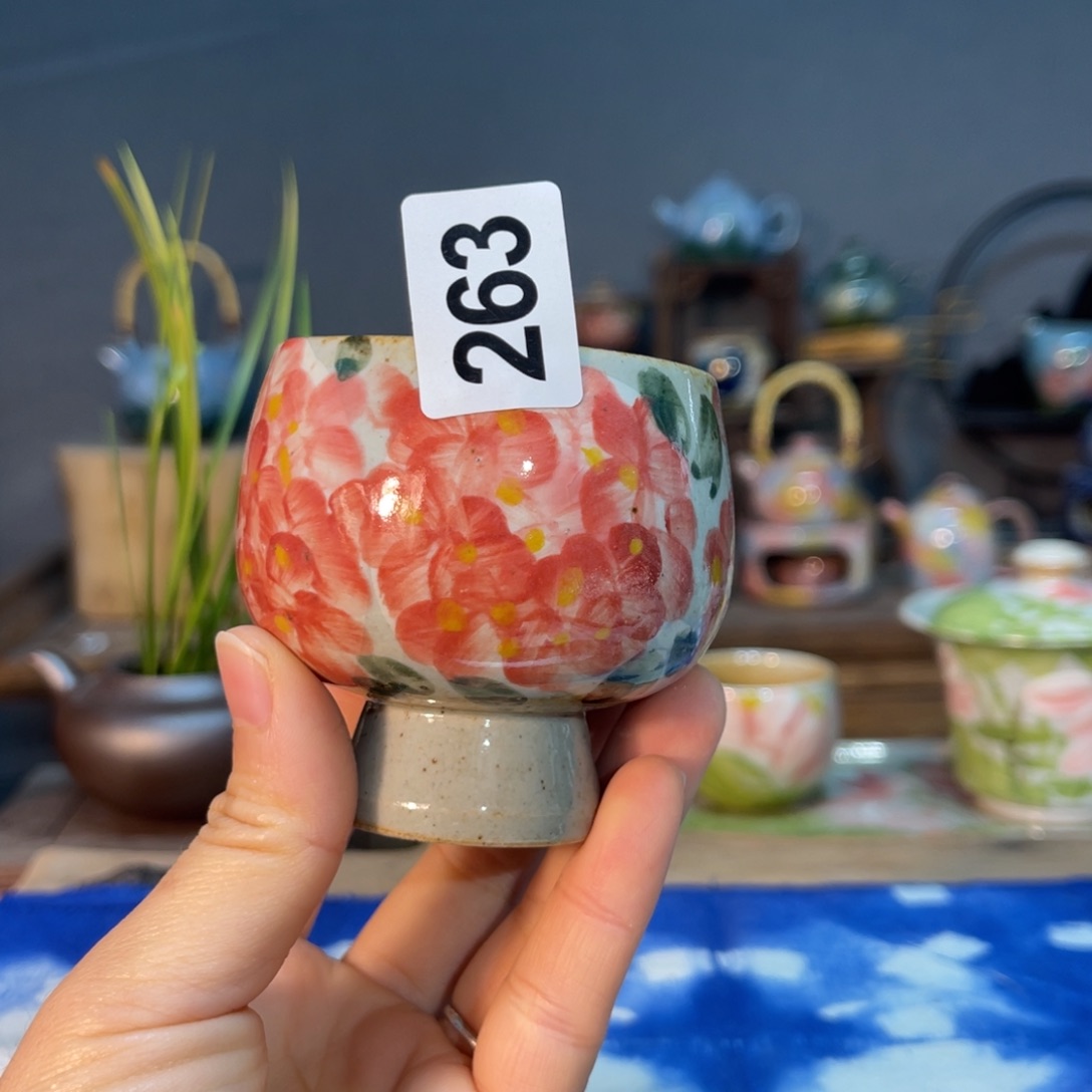 杯素浅陶瓷手工手绘