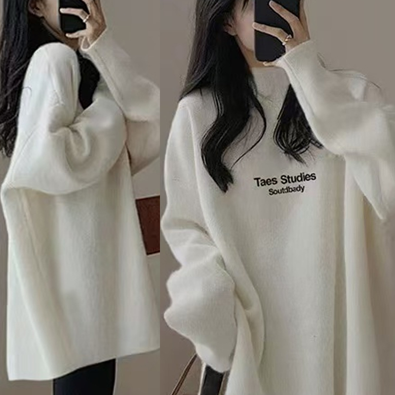 儿童t恤女长袖2025新款秋冬季女童洋气欧棉糯米绒加厚打底衫上衣