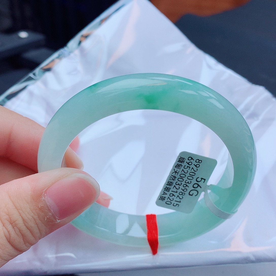 翡翠手镯未镶嵌天然缅甸翡翠A货手镯