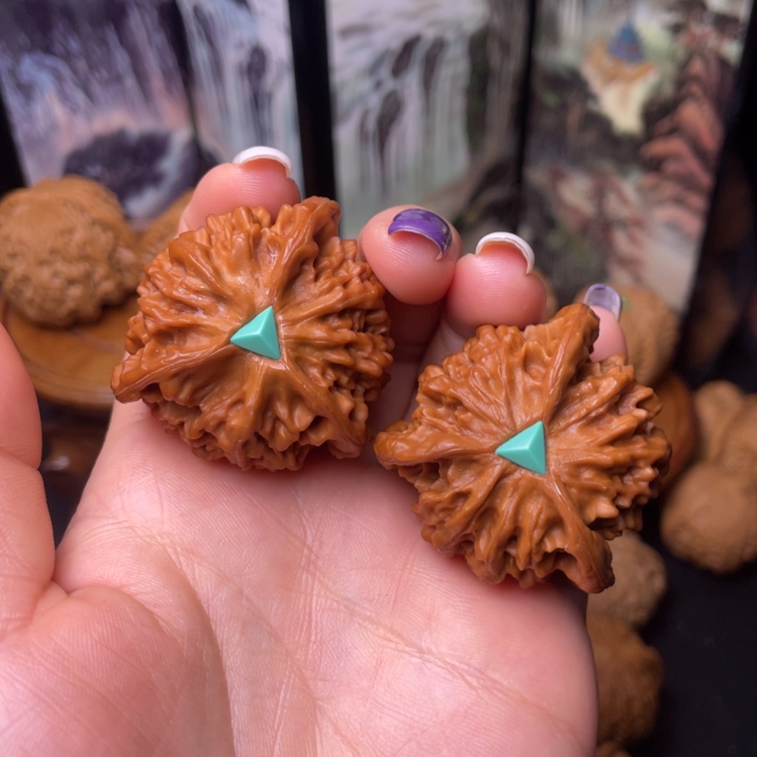 文玩核桃把件41全品天地圆正奔