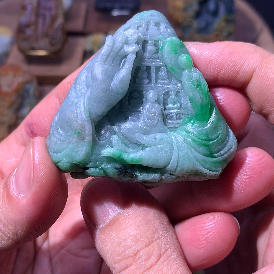 二***哥定制翡翠未镶嵌天然翡翠