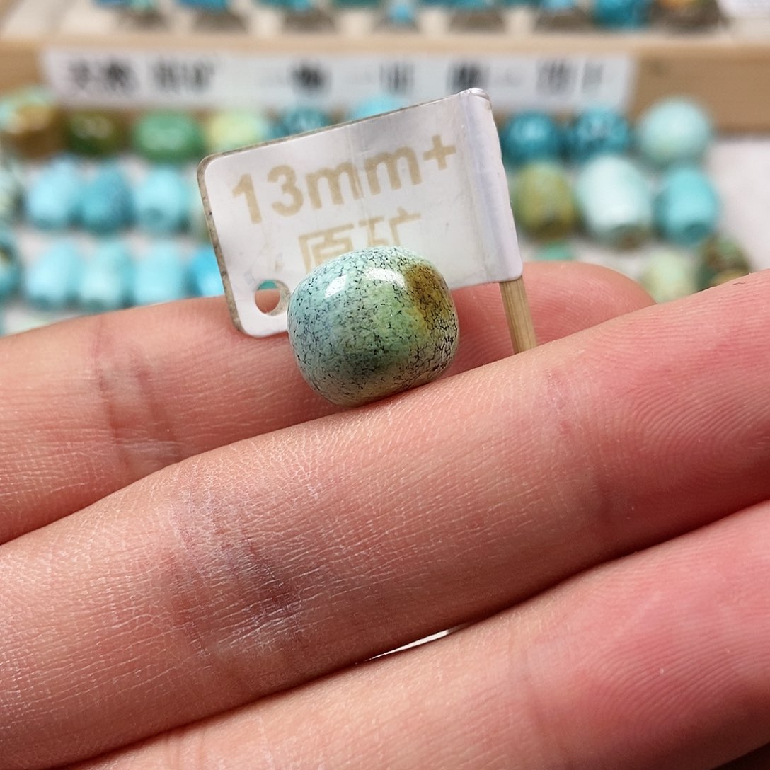 未镶嵌绿松石珠宝半成品